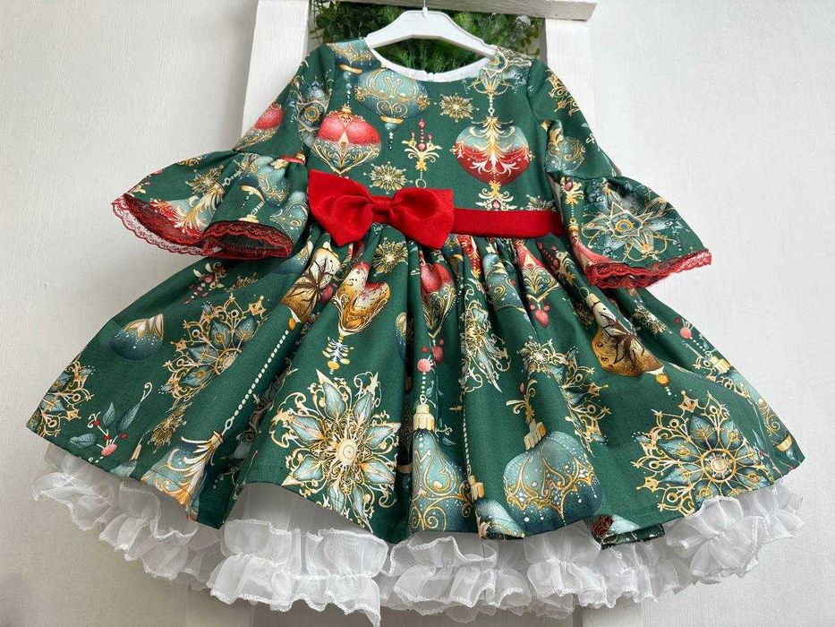 Дитяча сукня, новорічна дитяча сукня, Family look, мама дочка, плаття