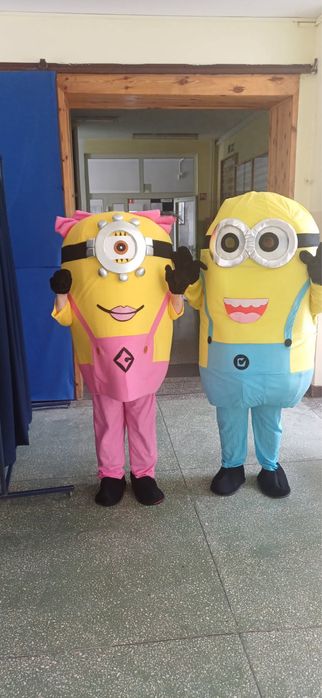 Żywe maskotki kostium Minionki Bing Minnie animator