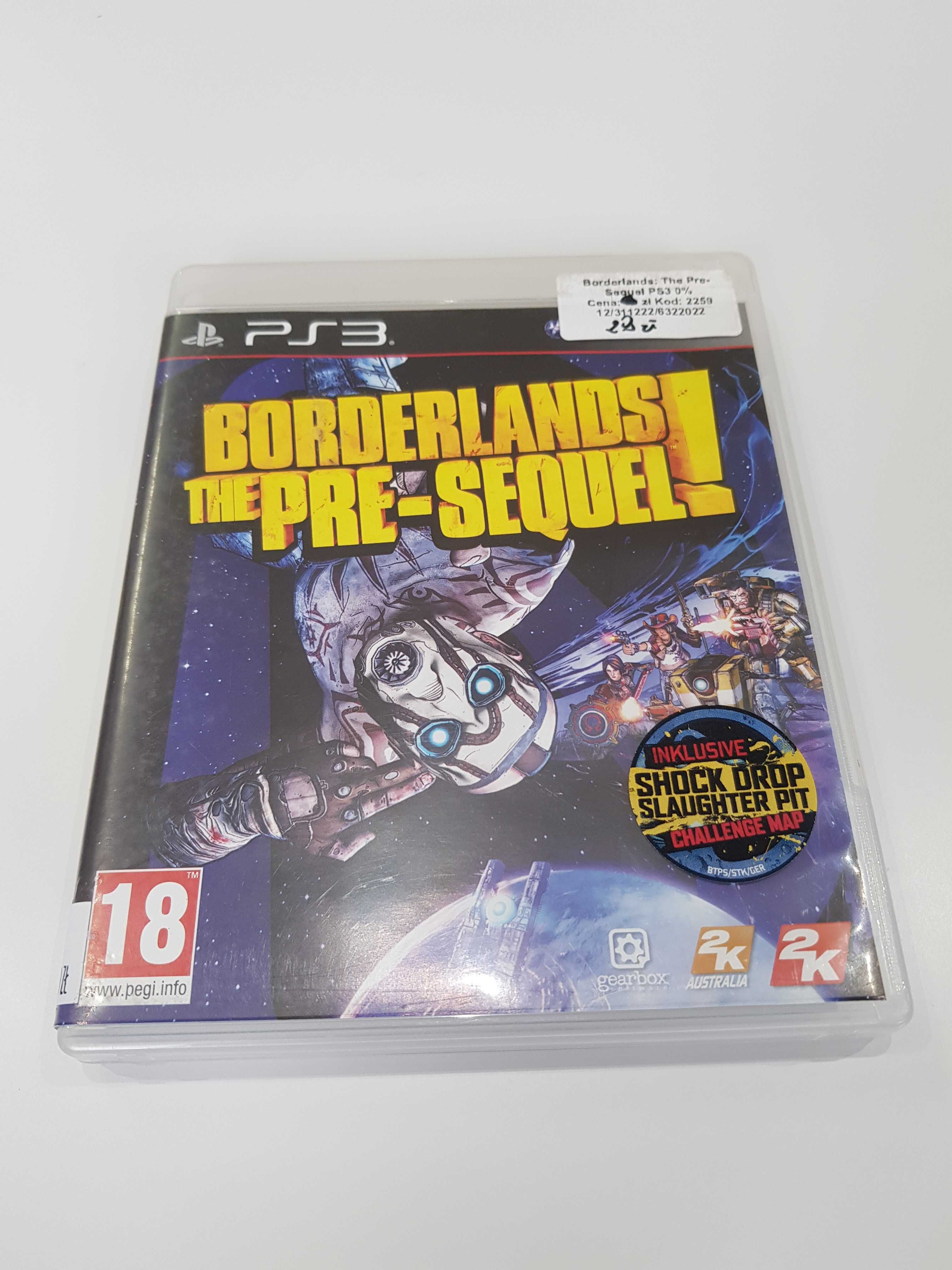 Borderlands the pre-sequel PS3 Sklep Iława