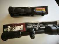 Miras Bushnell 3-12x56 e BSA 1-4x24