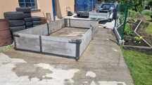 Burty do lawety aluminiowe 4mx2,2m