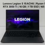 Lenovo Legion 5 Ryzen 5, RTX 3050 Ti, 16 ГБ, SSD 1 ТБ, 165 Гц.