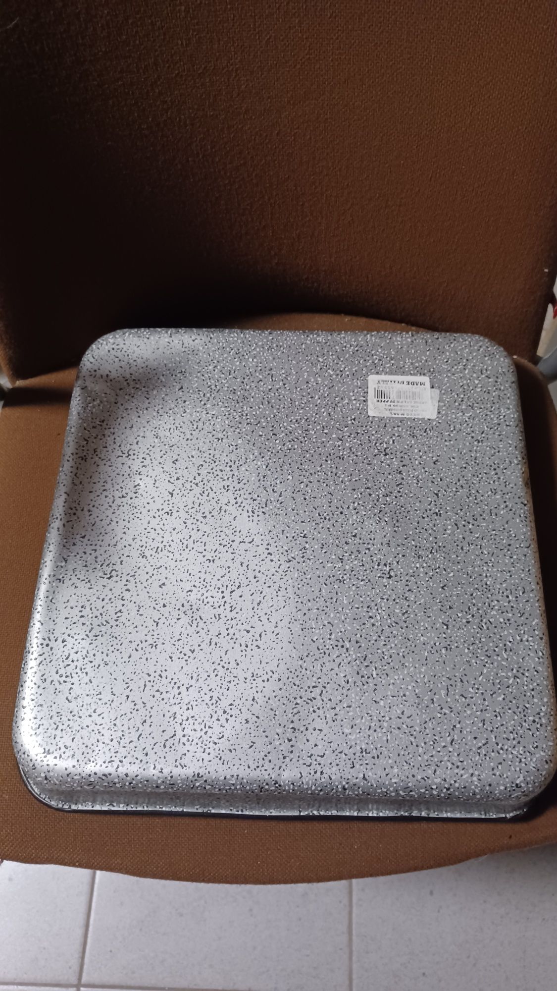 Home Aluminiowa blacha do pieczenia pizzy z powłoką 35x35 cm