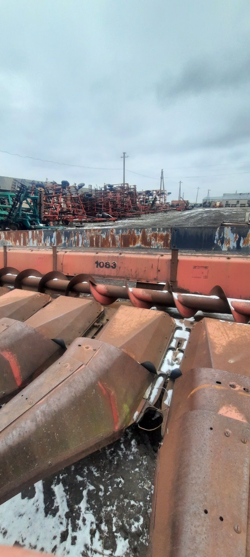 Жатка кукурудзяна CASE 1083, жниварка на комбайн КЕЙС, НЬЮ ХОЛЛАНД