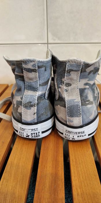 Wysokie trampki moro Converse rozm.33 dł.wkł.20cm