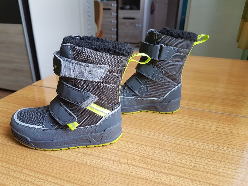 Śniegowce, buty zimowe Clarks, rozm. 25/26, nowe