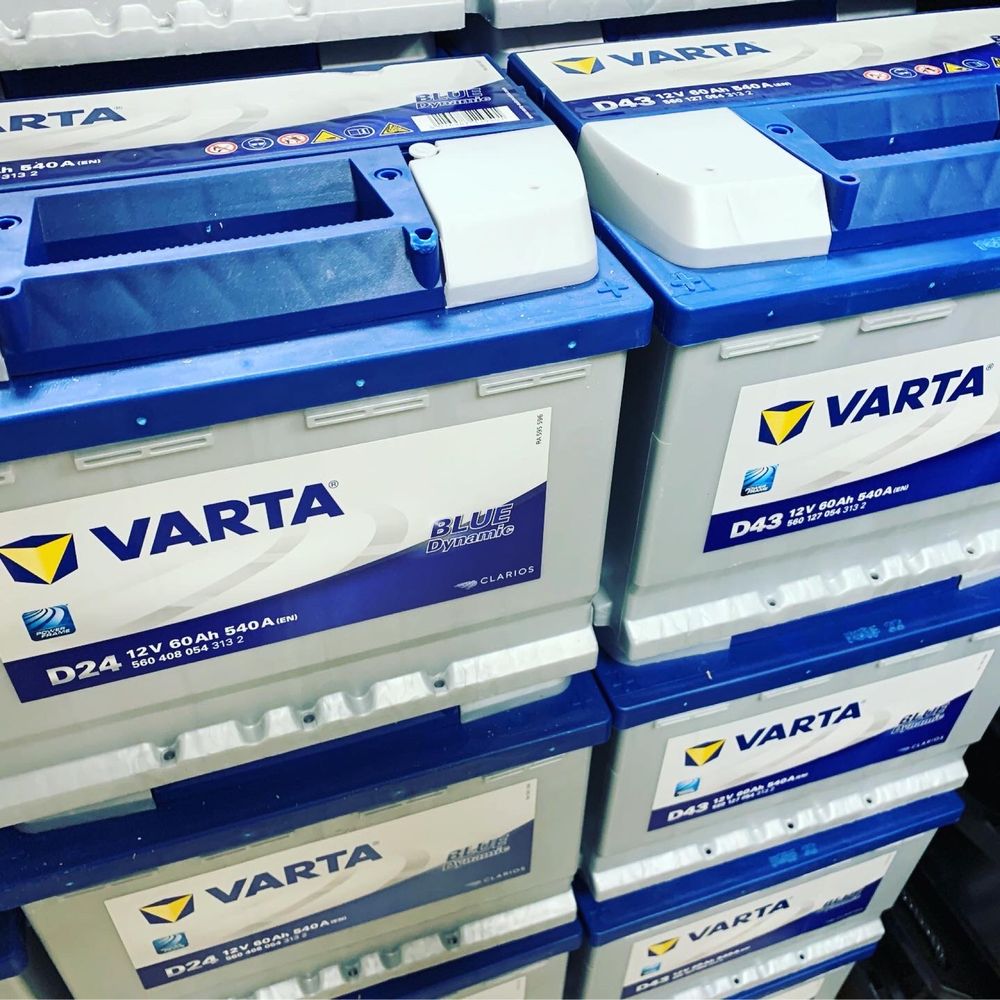 Акумулятор VARTA 45Ah, 60Ah, 74Ah Безкоштовна Доставка в Хмельницькому