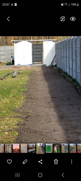 Uslugi małym traktorkiem kubota