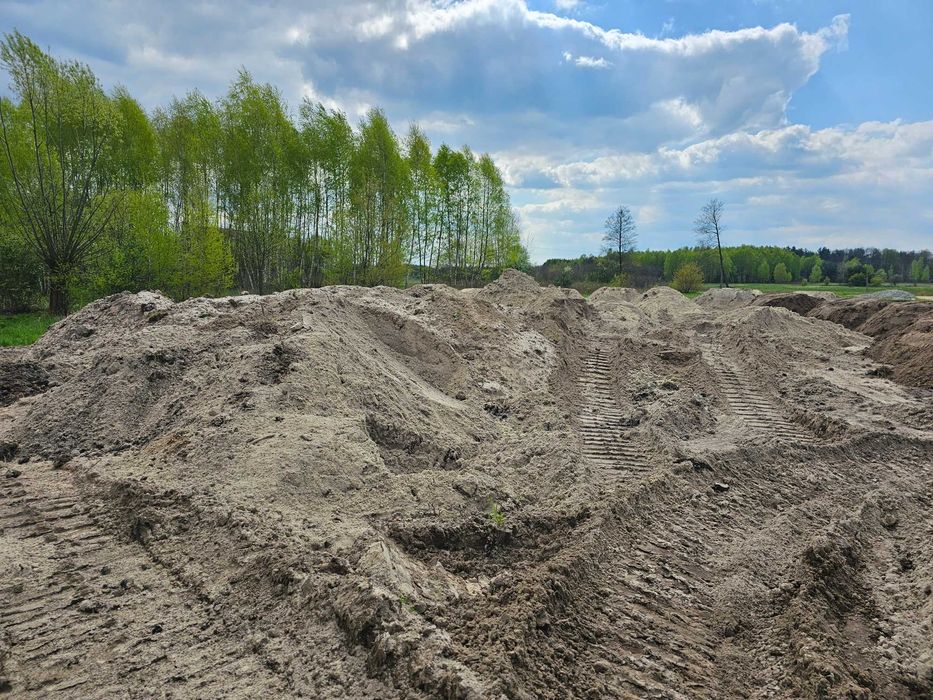 piasek  zasypowy do fundamentów, ziemia na podniesienie terenu