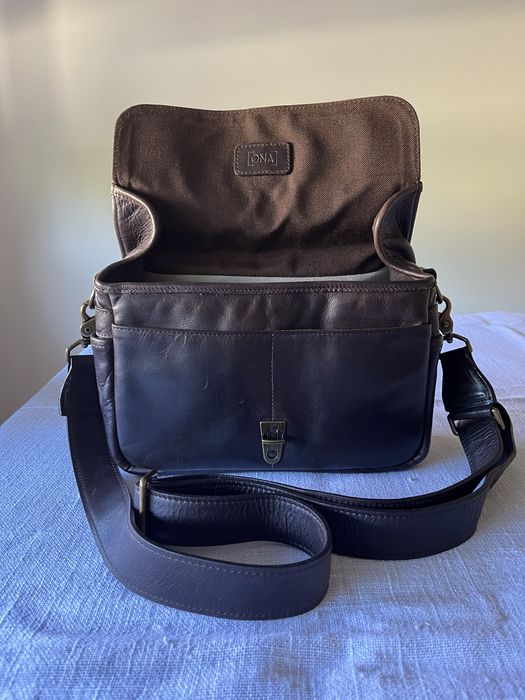 Saco fotografia em pele genuina ONA Bowery