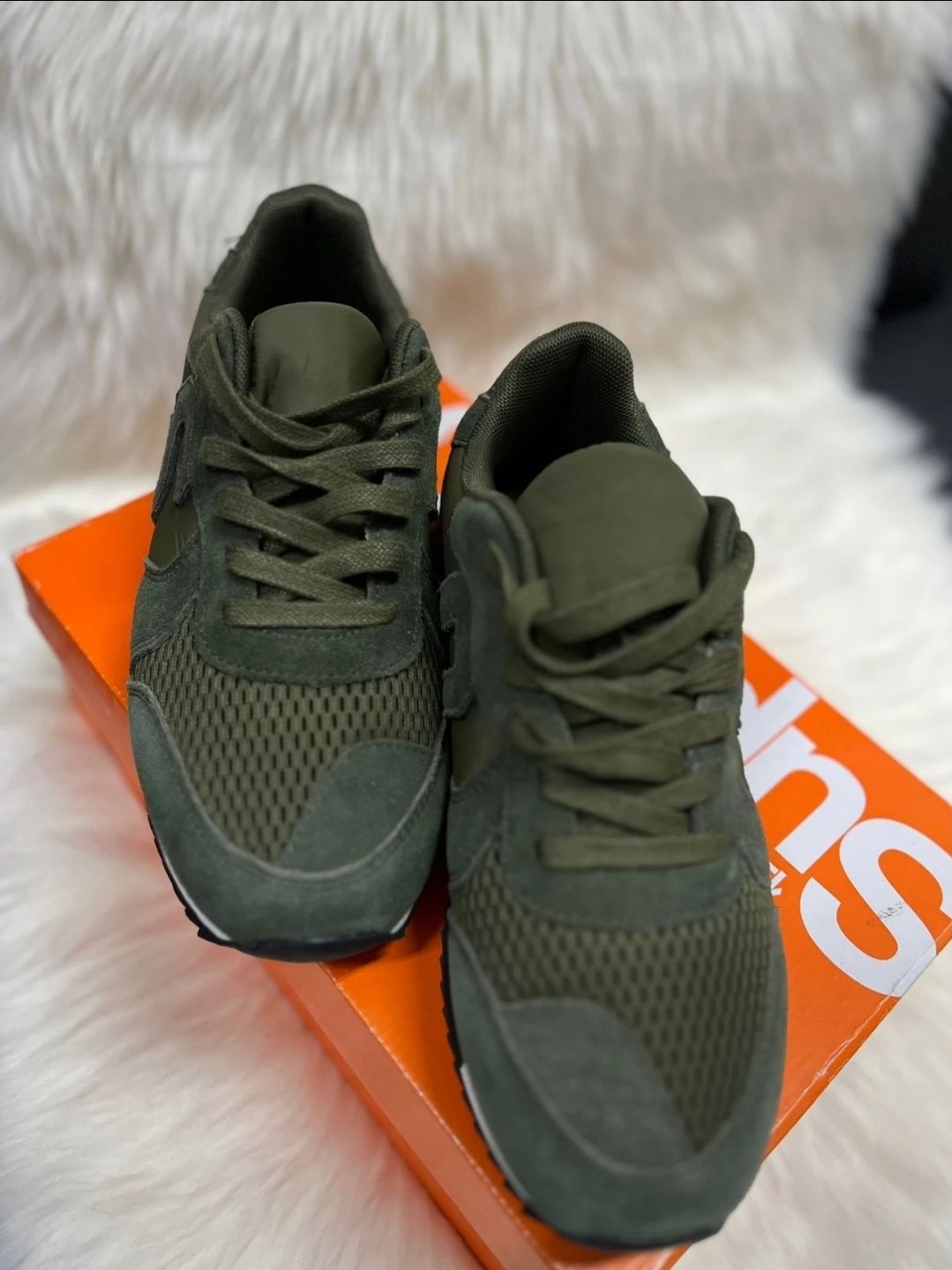 Buty Superdry Retro Runner Khaki r.41