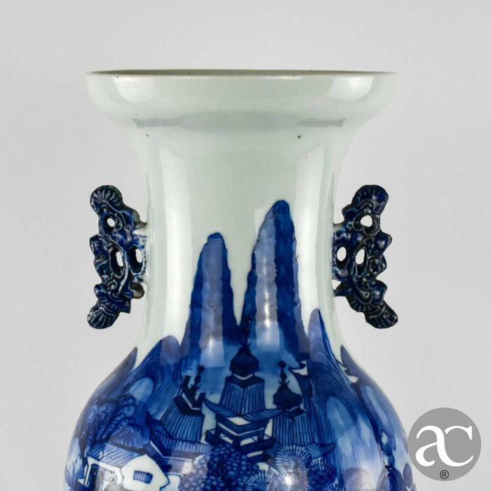 Jarrão em Porcelana da China,  Reinado Guangxu (1875 a 1908) n2