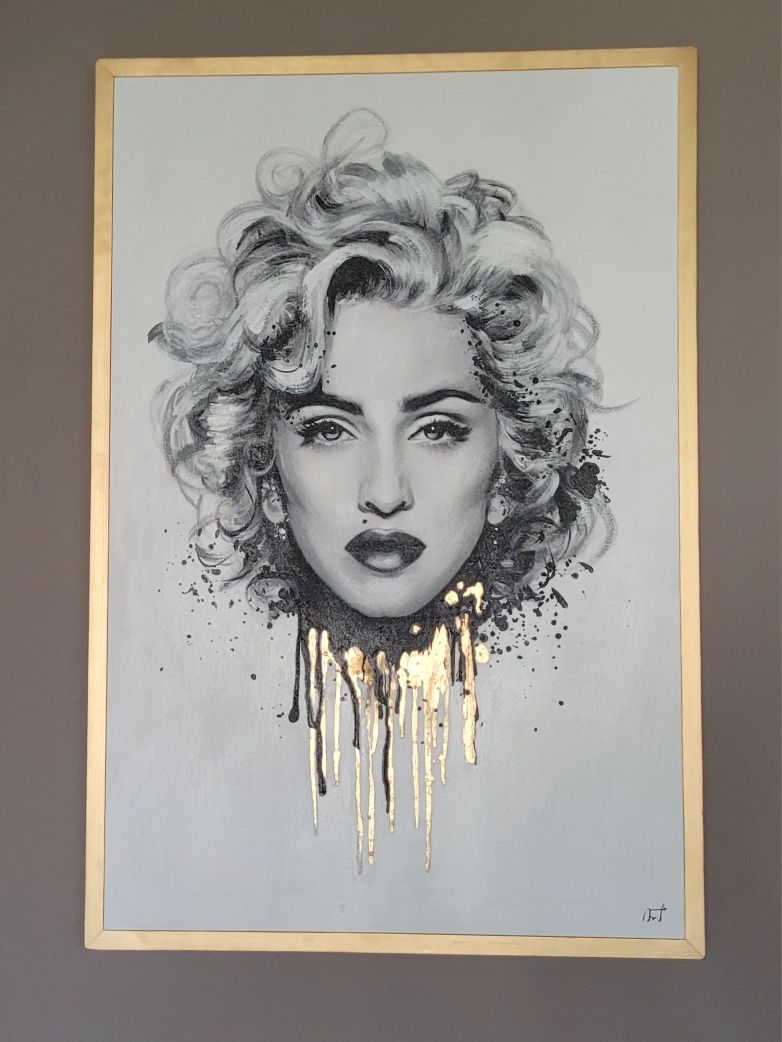 Obraz Madonna  Abstrakcja  63 cm x 93 cm