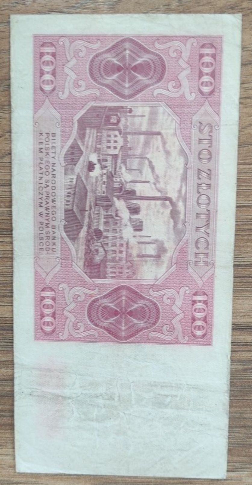 Banknot  100 złotych 1948rok. Seria DI