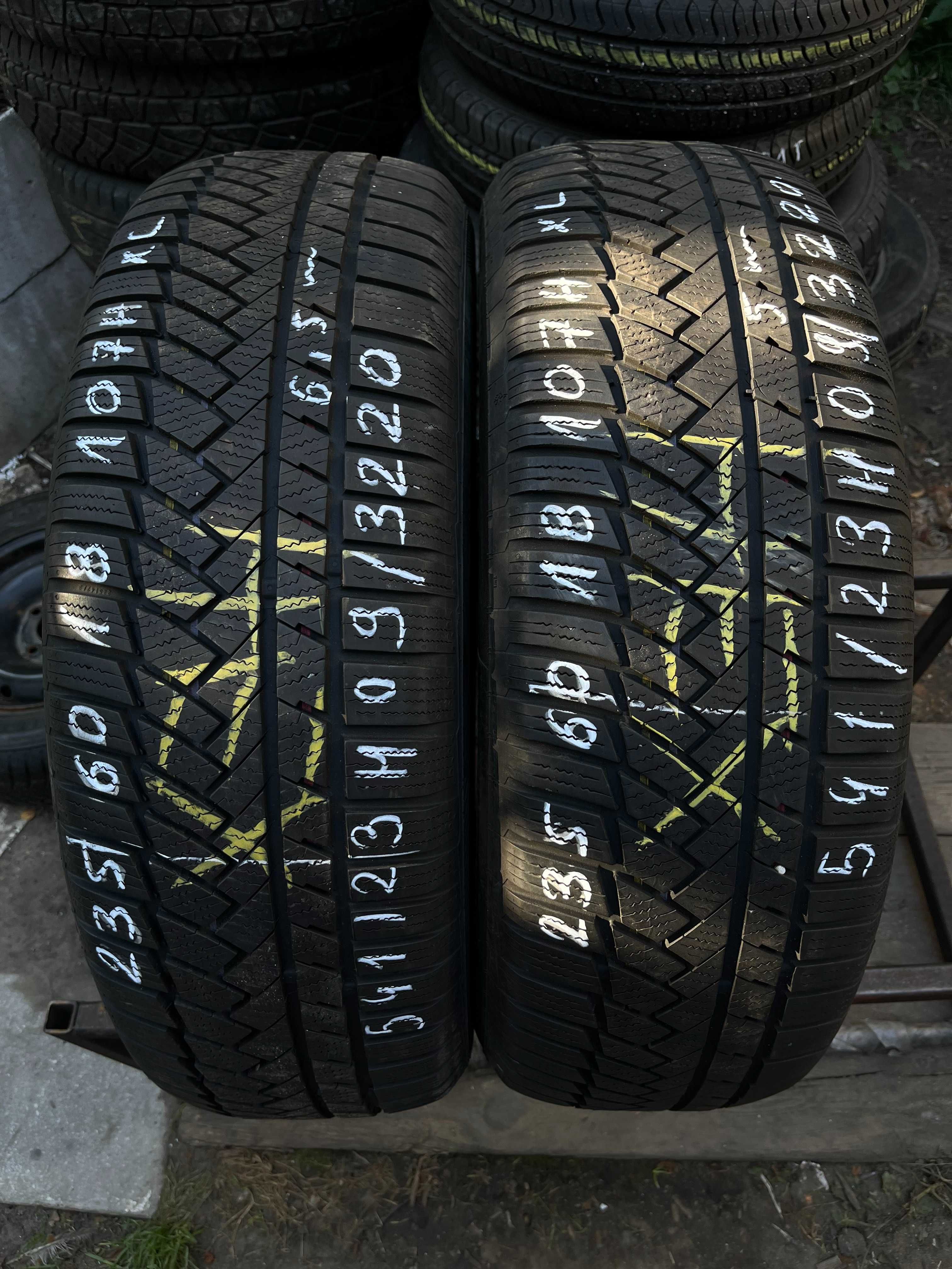 2 szt. opony używane zimowe 235/60r18 Continental WinterContact TS850P