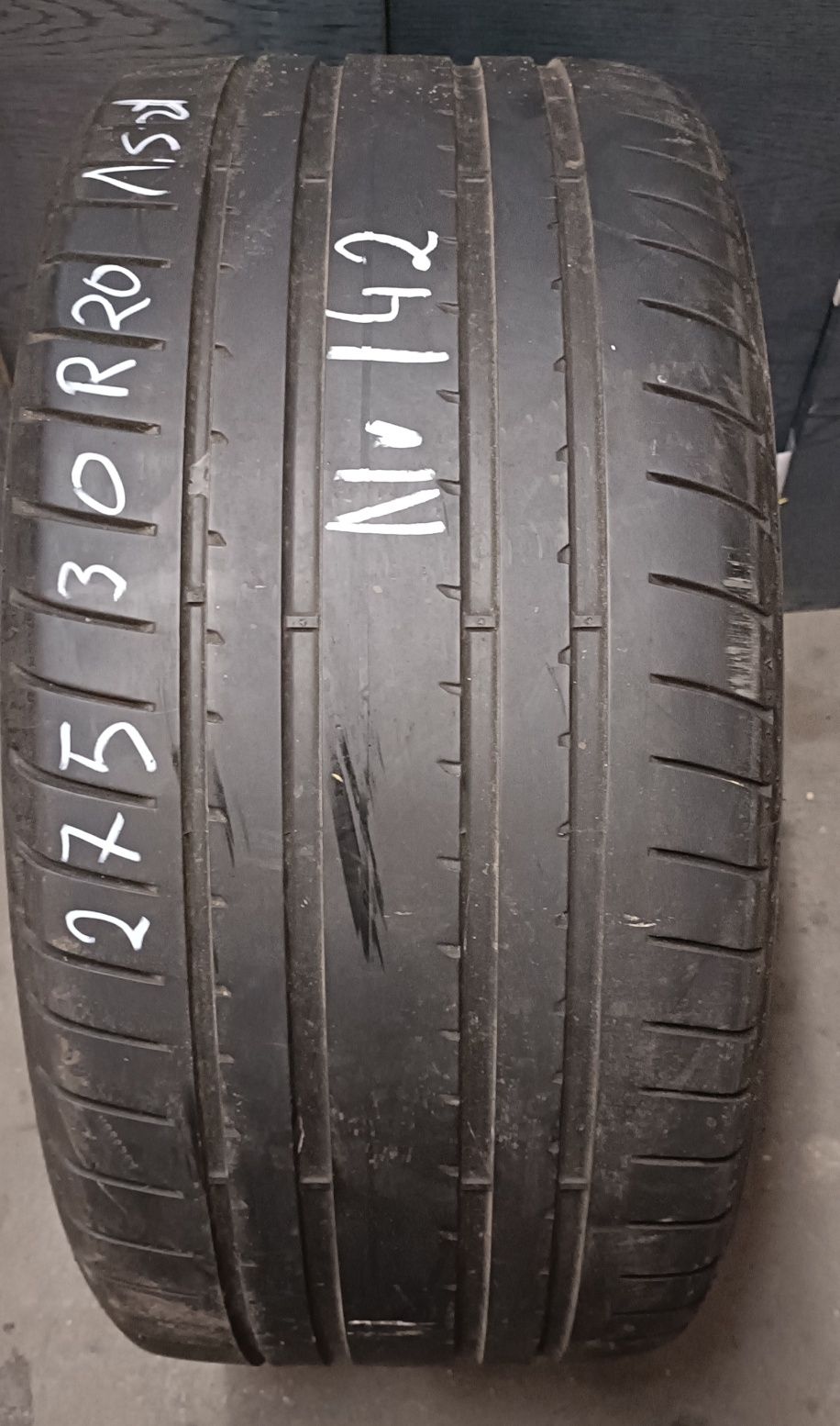 1 x opona (nr.142) 275/30R20 Goodyear Eagle F1 RSC MOE