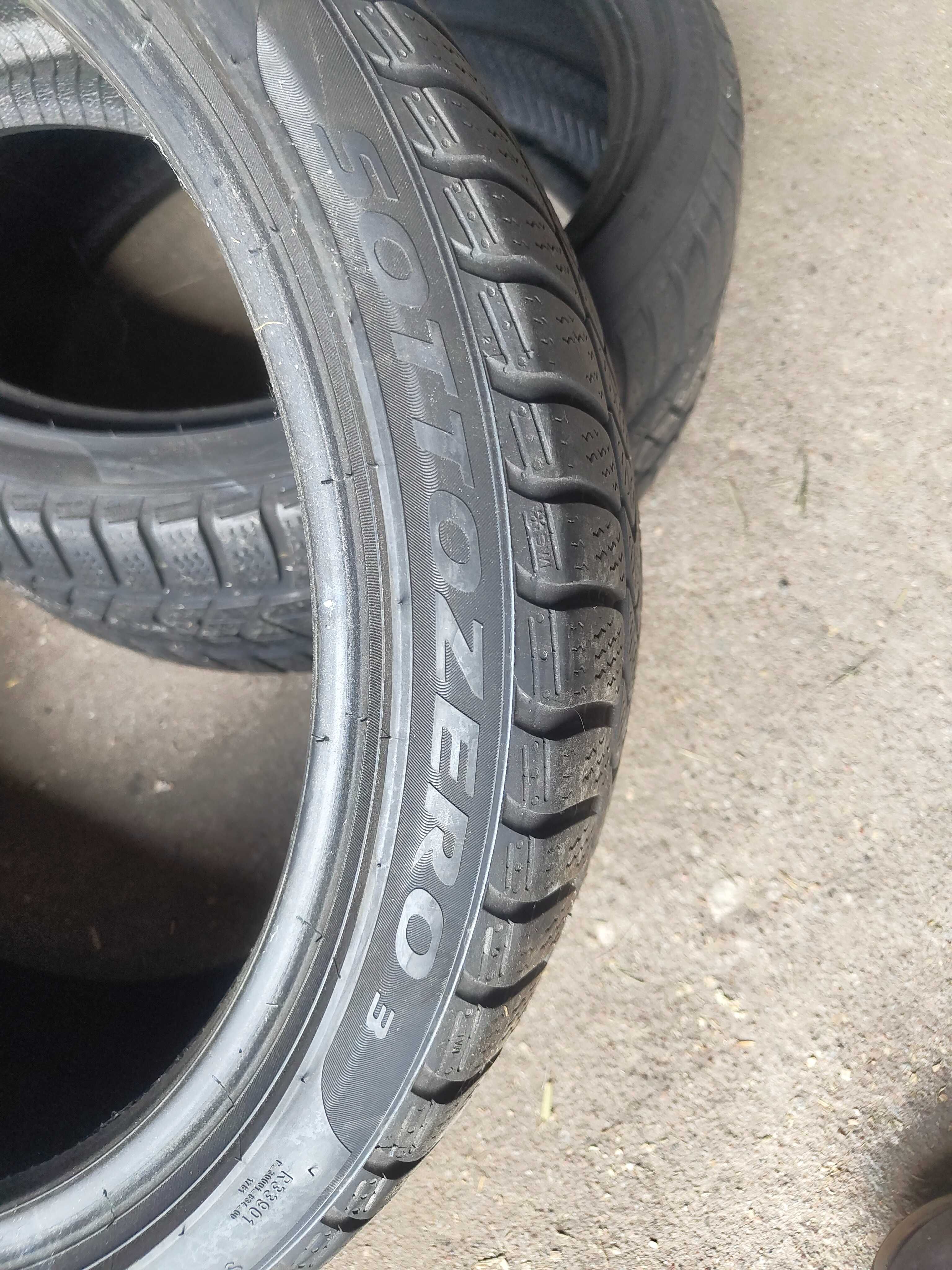 Opony zimowe uzywane 225 40 R18 Pirelli 2018 rok 2 sztuki z33