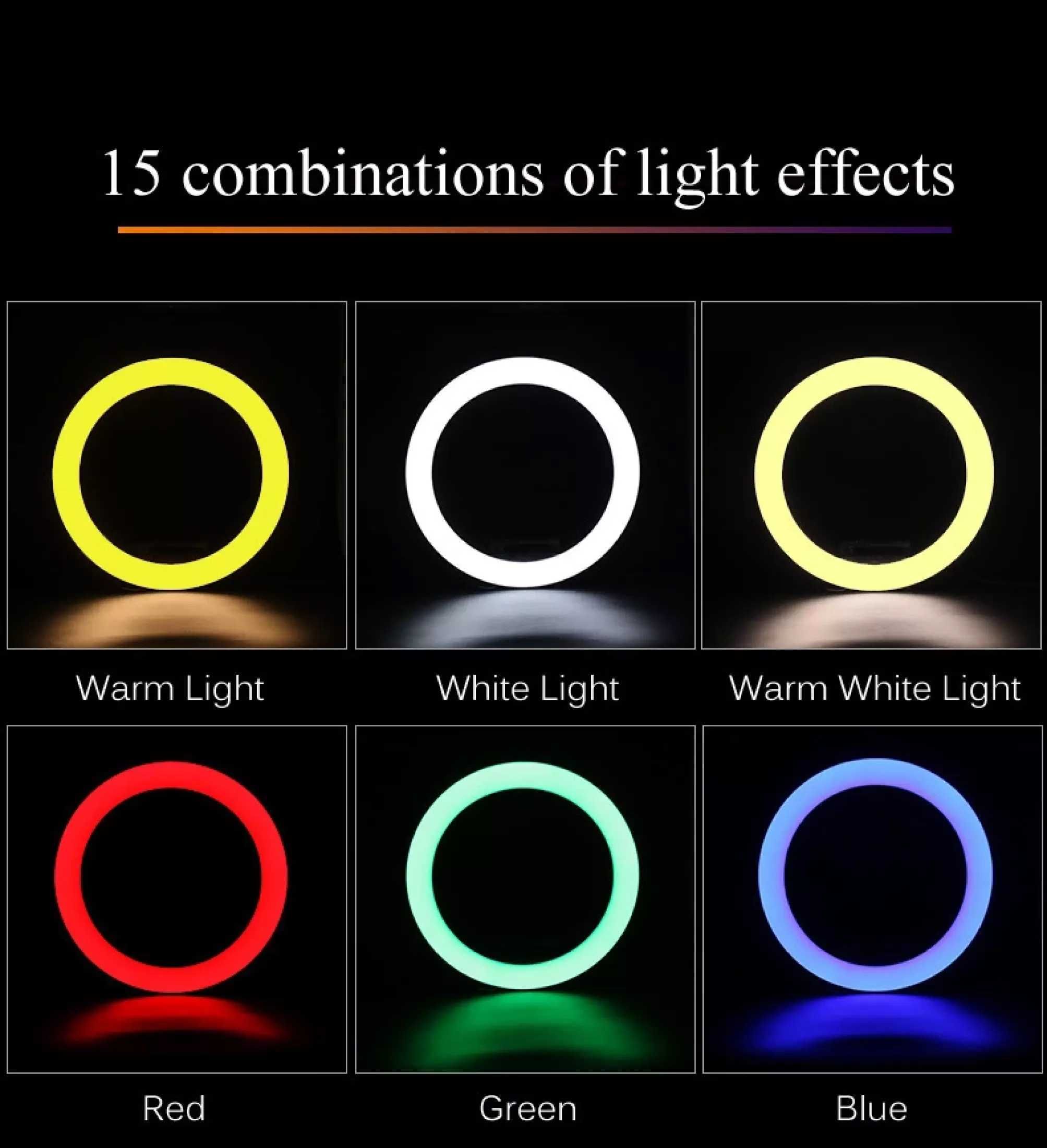 Ring Light RGB (Não Inclui Tripé)