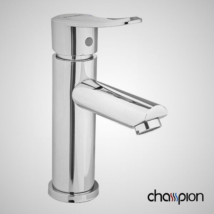 Змішувач, кран для умивальника нержавійка CHAMPION SAP-001-A CHROME