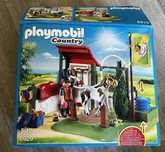 Playmobil country 6929 myjnia dla konia z pompką kompletny zestaw