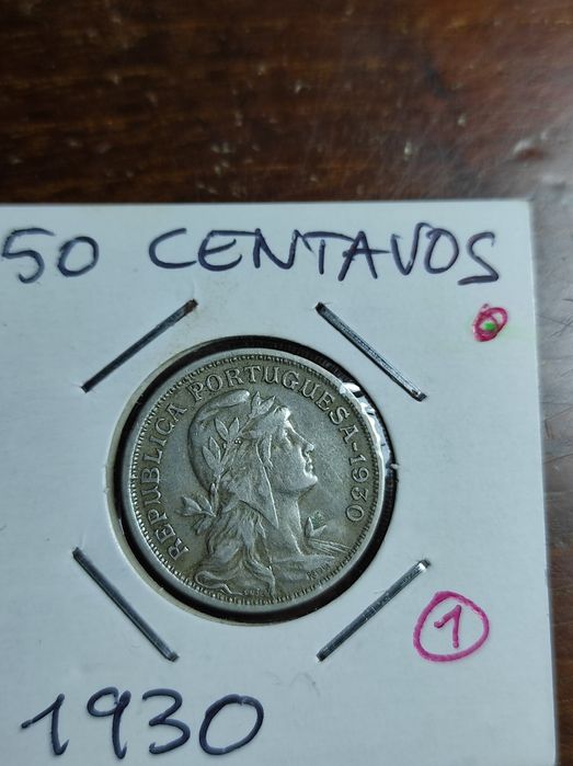 50 Centavos 1930 Alpaca, MBC