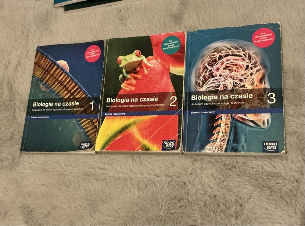 Biologia na czasie 1,2,3 Zakres rozszerzony nowa era