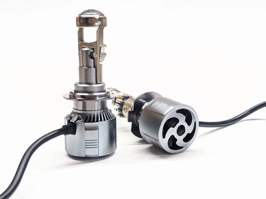 Світлодіодні лед лампи led лінзи H7 H11 H8 H9 12-24V 80W 12000Lm