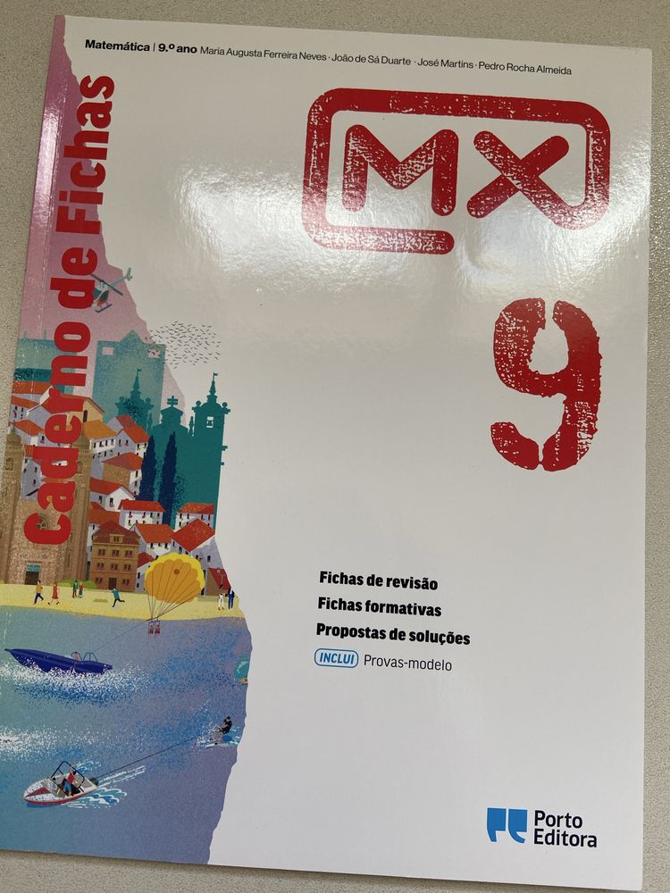 Caderno de atividades MX 9 da Porto Editora