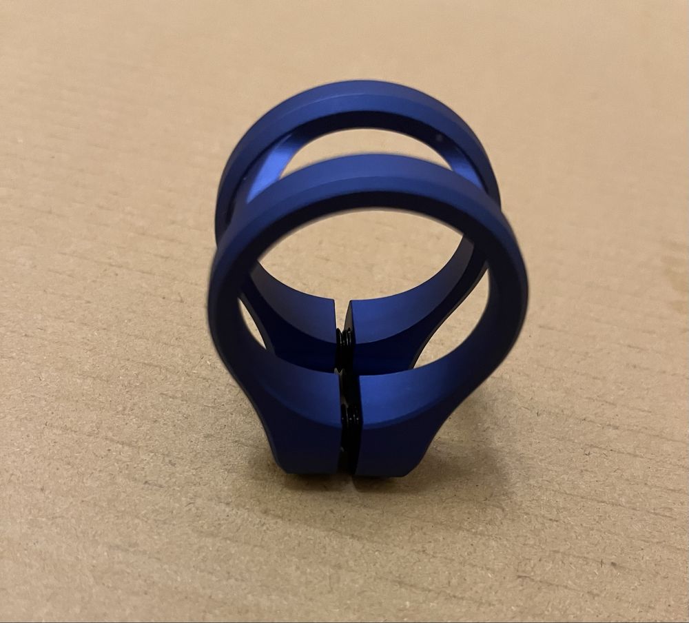 зажим ethic sylphe 34.9 blue