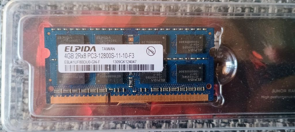 Memória RAM ELPIDA SODIMM Portátil 4GB DDR3 1600Mhz -