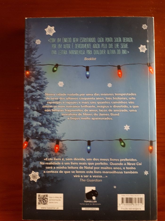 Livro "Quando a neve cai"