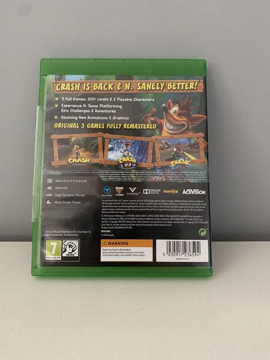 Crash Bandicoot N. Sane Trylogy Xbox One