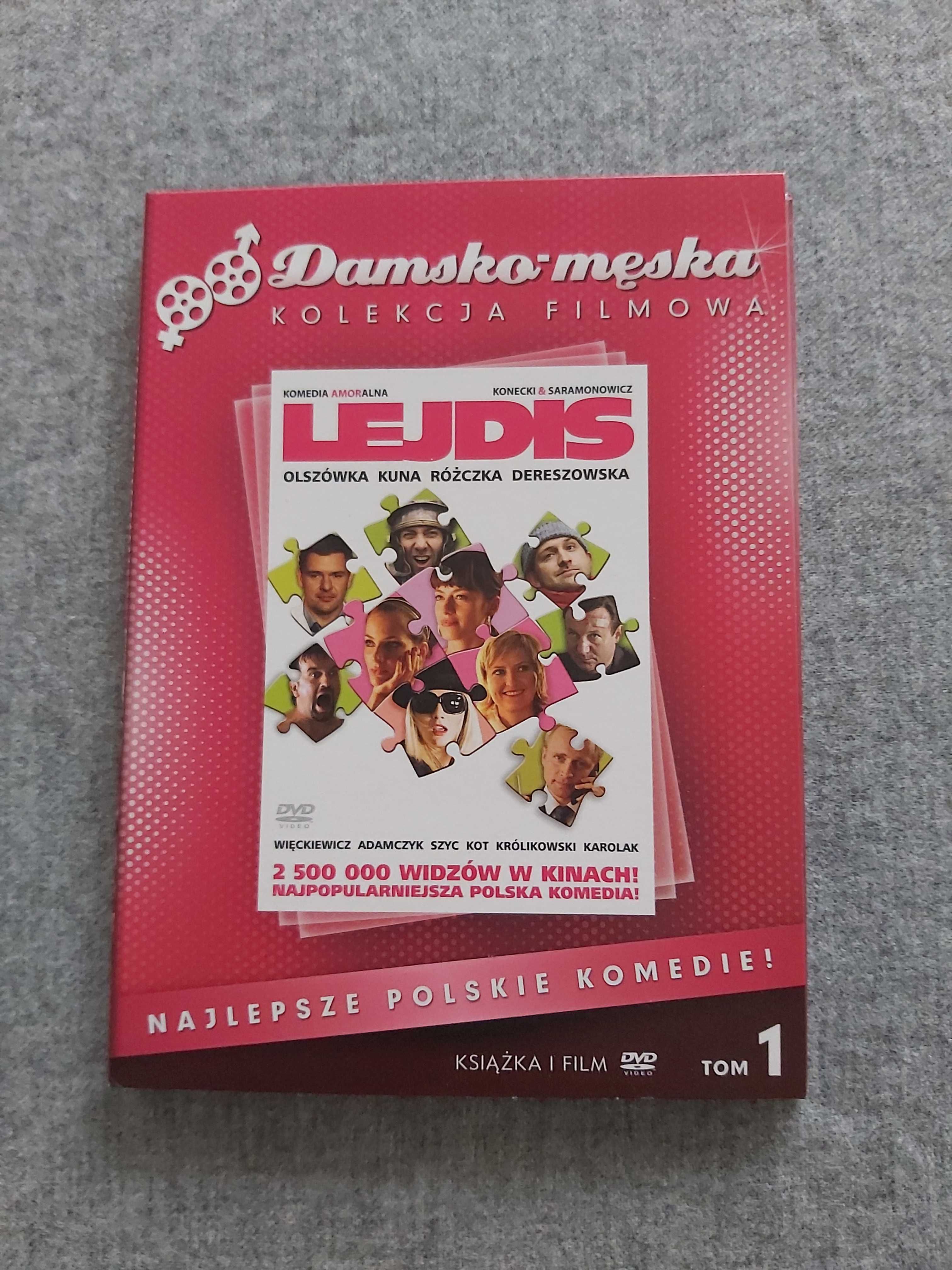 Lejdis książka i film DVD tom 1 Damsko-męska kolekcja filmowa