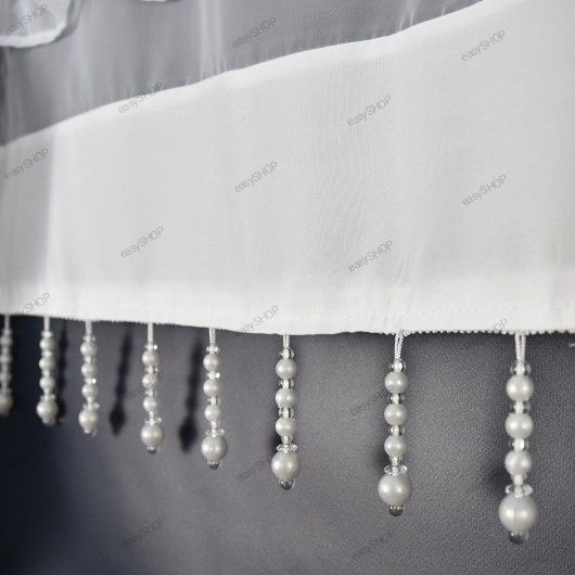 Biały Panel i 2 zasłony z mikrofibry