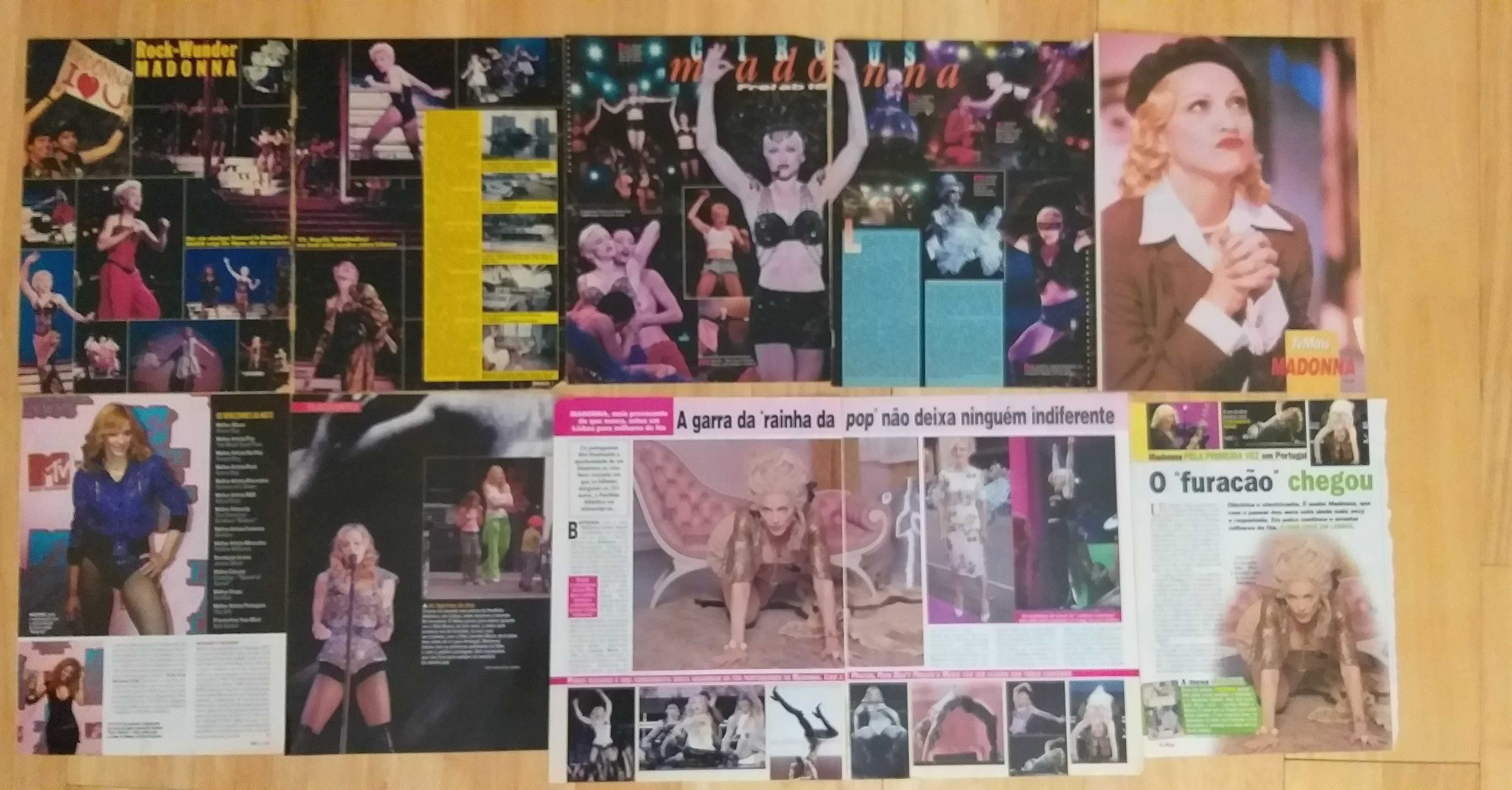 MADONNA revistas posters artigos