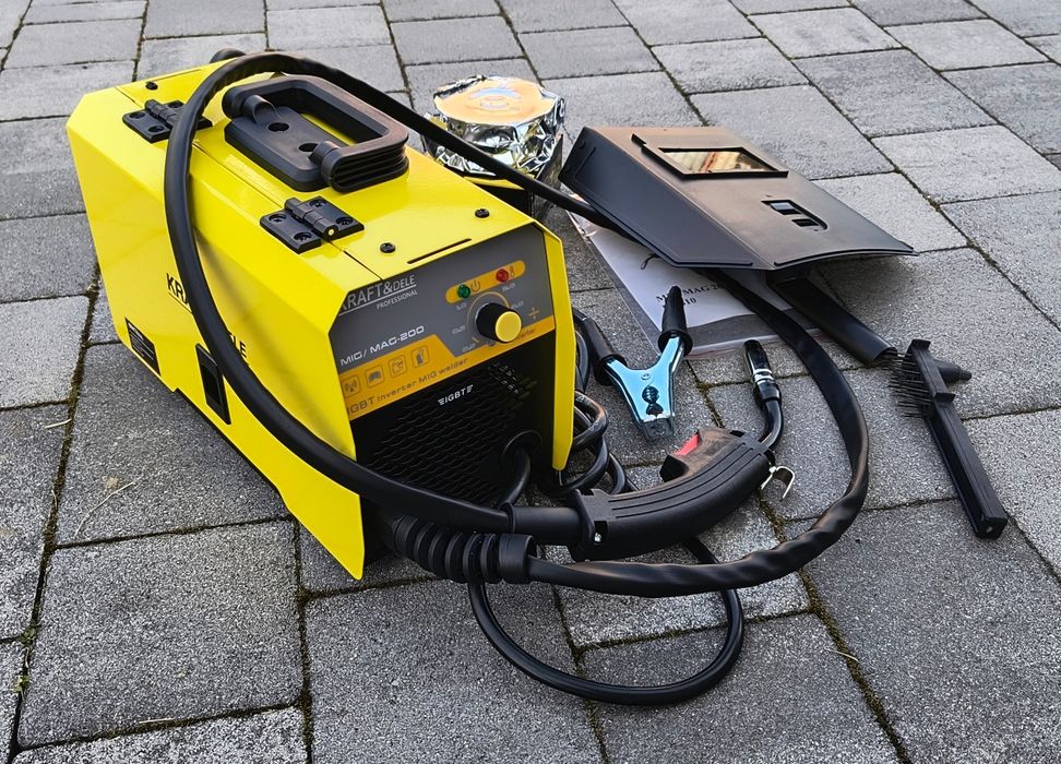 Spawarka migomat bezgazowy - cały komplet gotowy do pracy - OKAZJA!!!