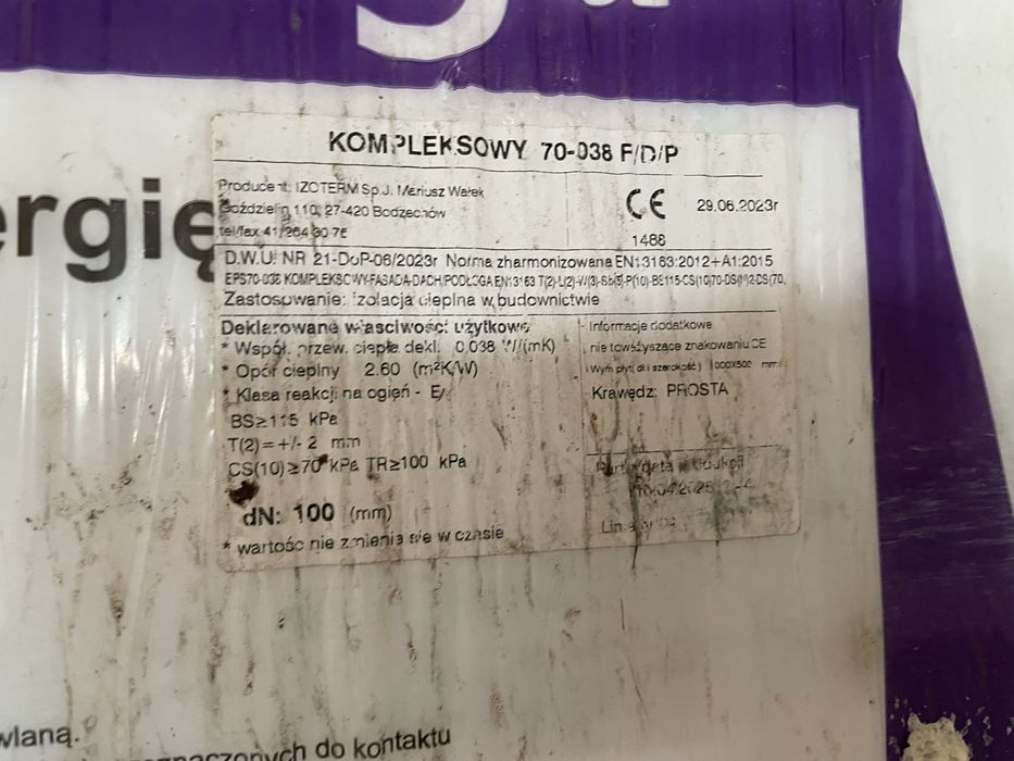 Sprzedam styropian 10cm