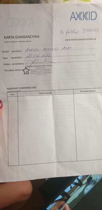 Fotelik Axkid Minikid 2.0