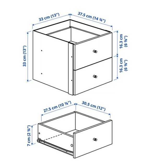 Regał IKEA KALLAX 6 wnęk czarnybrąz –idealny stan, elegancki i pojemny