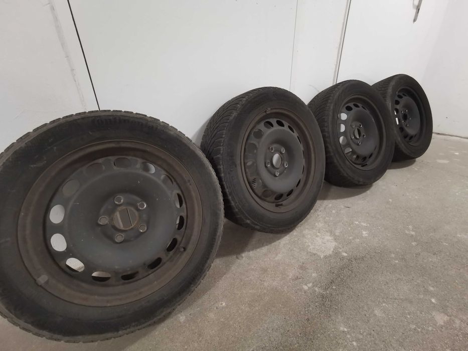 Felgi 16 cali + opony zimowe golf IV