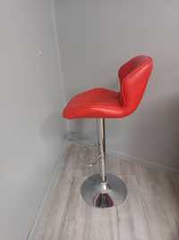 Hoker Toronto obrotowy czerwone  krzesło barowe loft