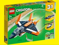 LEGO 31126 Creator 3w1 - Odrzutowiec naddźwiękowy Supersonic Jet MISB