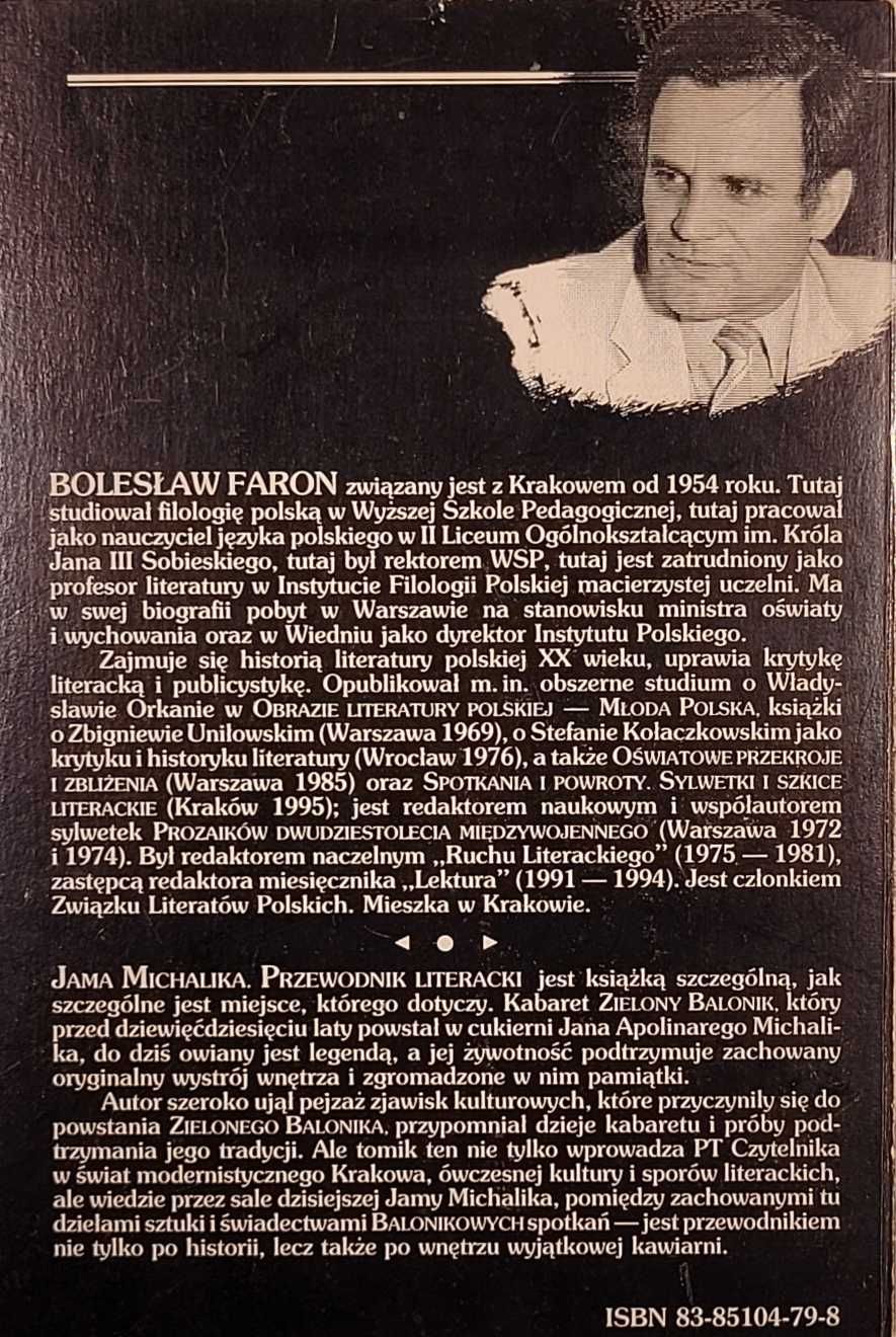 Jama Michalika. Przewodnik literacki - Bolesław Faron