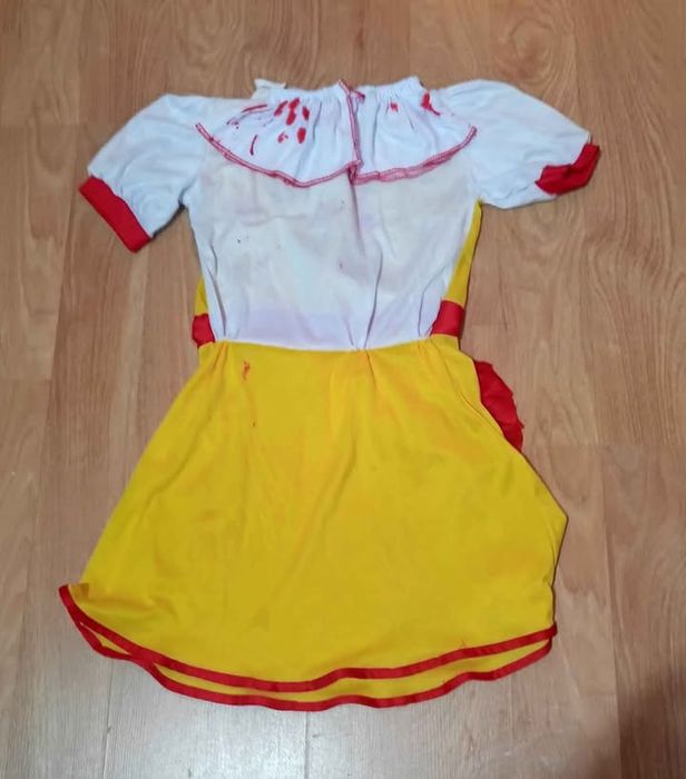 Fato de menina para o Halloween