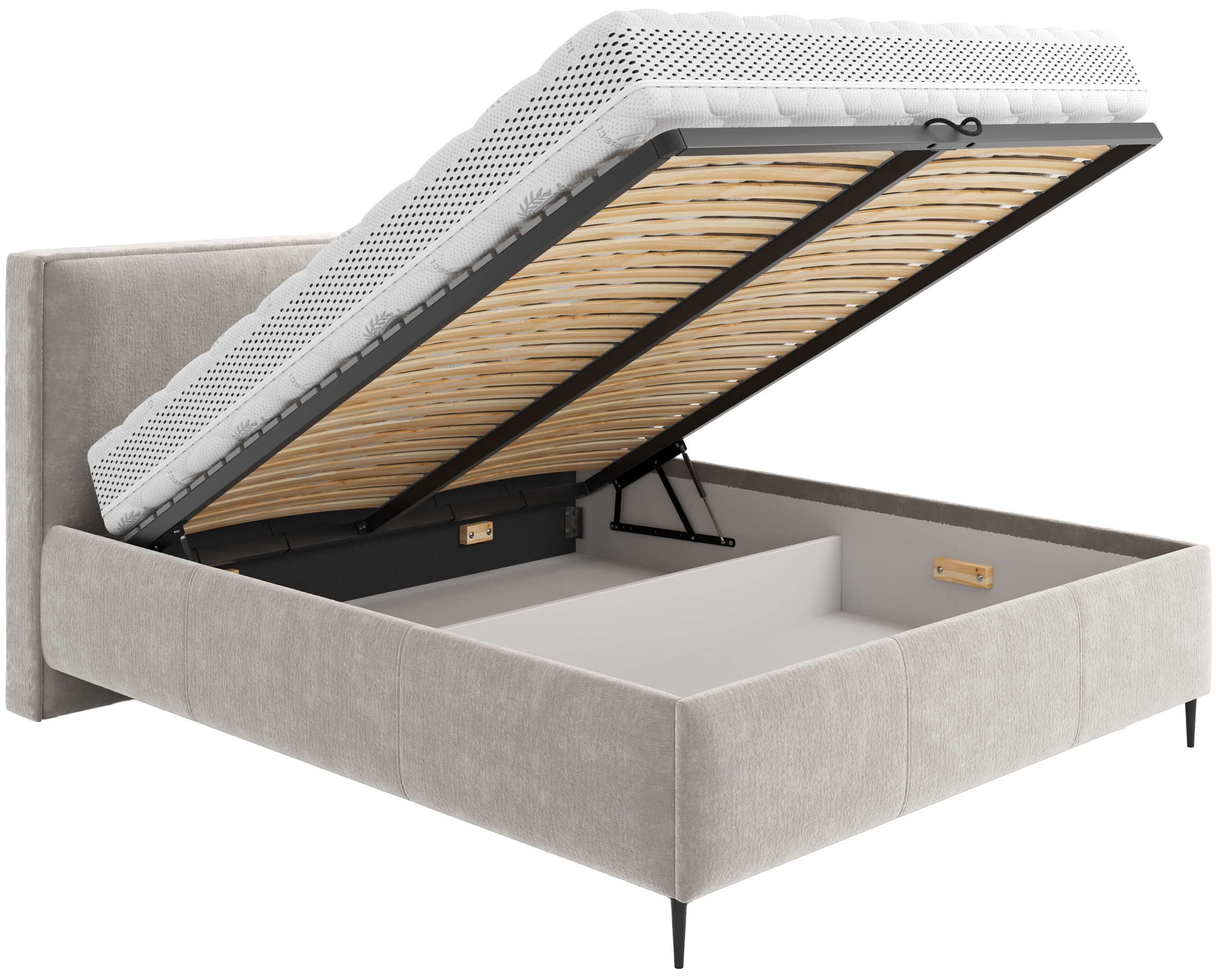 Łóżko tapicerowane HATTON COMFORTEO podnoszone 180x200