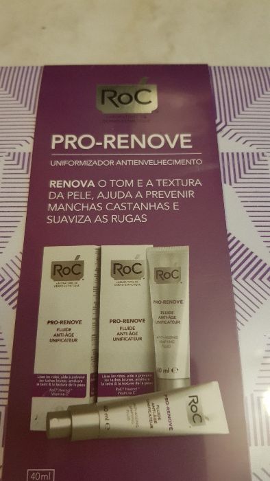 Creme Rosto ROC Pro Renove Fluido antienvelhecimento (oferta portes)