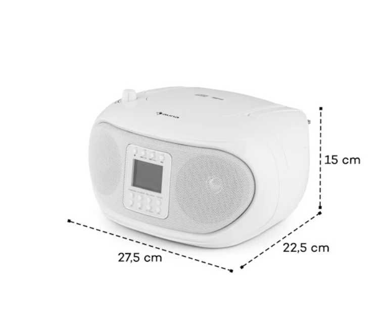Radio internetowe Radio Dab Boombox Efekty Led Smart Wifi Bluetooth 3A