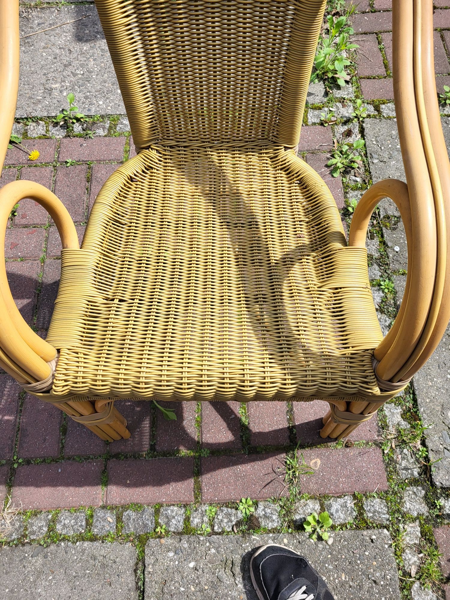 Fotel ogrodowy, krzesło,  rattan, technorattan