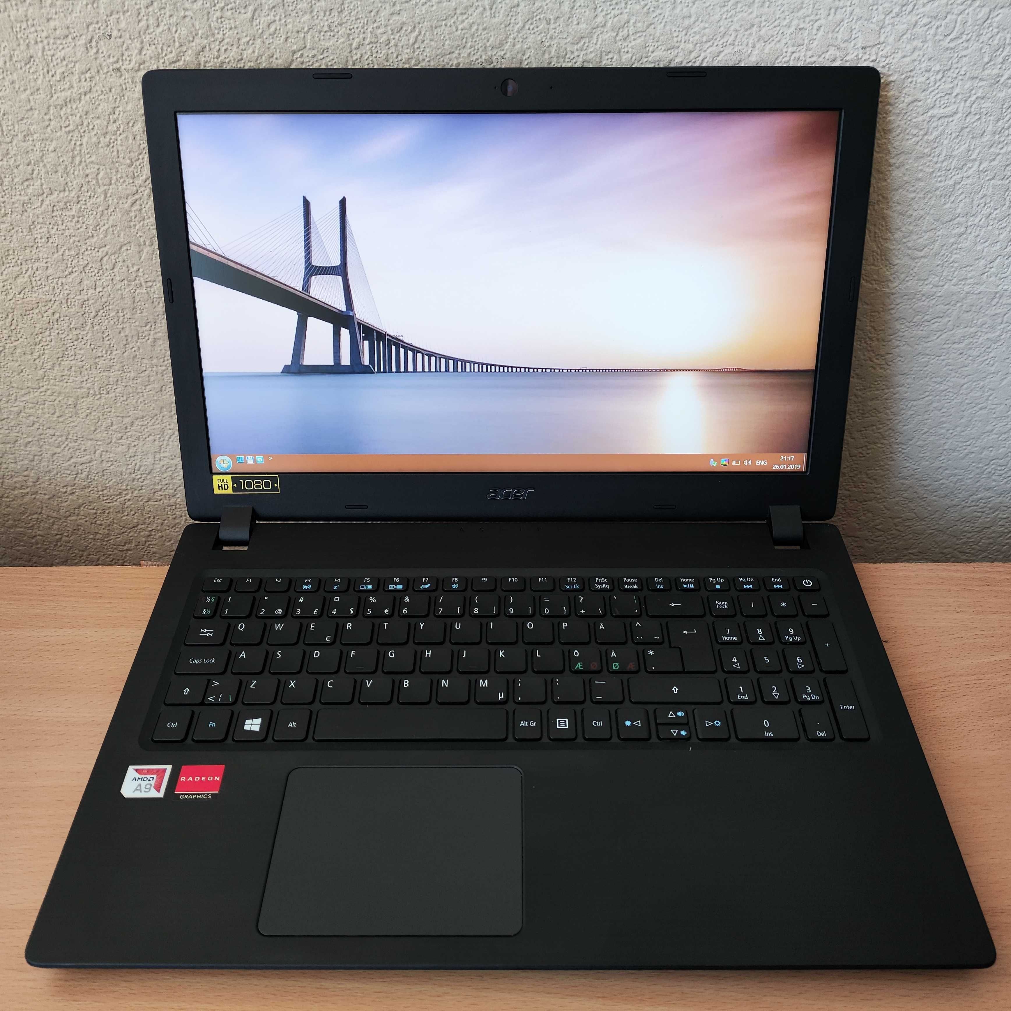Ноутбук Acer Aspire N17Q3 15.6” FHD A9-9420/4 DDR4/256 SSD/Radeon R5