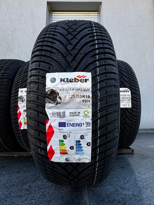 x4 Zimowe 225/55R18 Kleber Krisalp HP3 98H Prod. 2025rok! C,B,69db gw